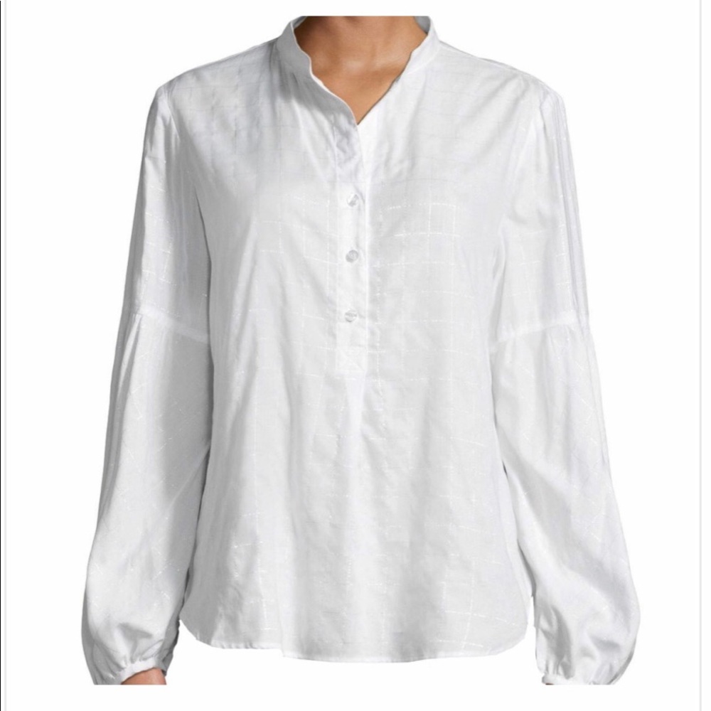 Finley Olivia Top Silver Strings Sz Xs